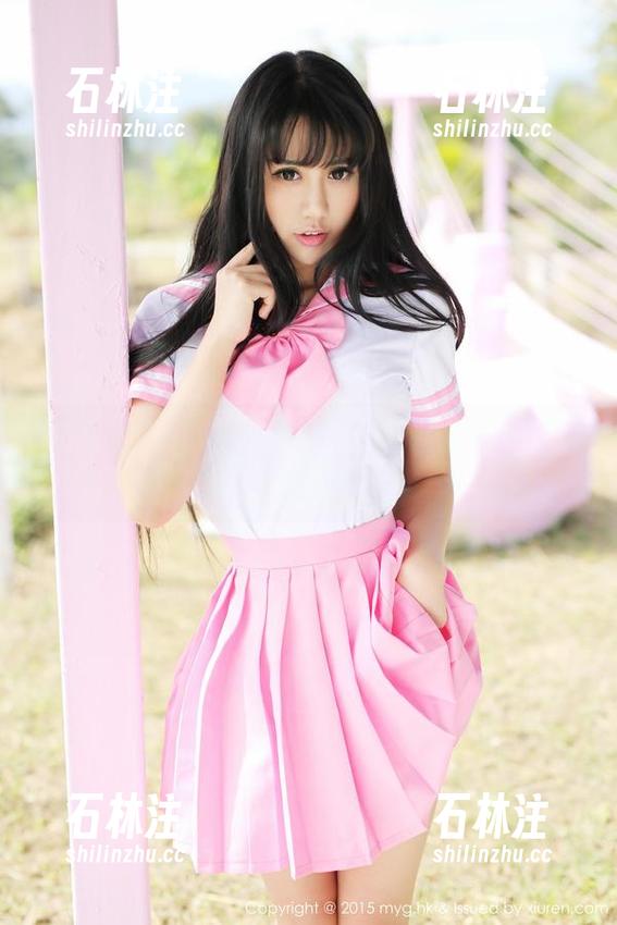 MyGirl美媛馆-Ellie艾栗栗 MyGirl美媛馆 - 在连体衣里,Ellie艾栗栗的写真卷起的小风浪