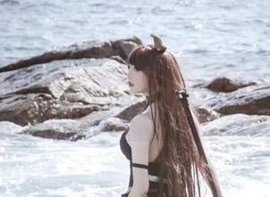 阿薰kaOri的写真魔力：黑精灵女王奥利卡不仅仅是个外表！